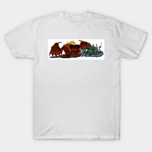 Monsters Texting T-Shirt